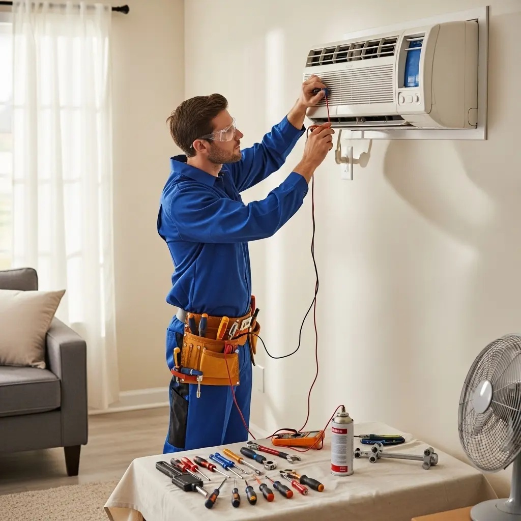 Bahçelievler Panasonic Panasonic klima gaz dolumu ve bakım – Enerji verimliliği artırıldı. - Teknik servis örneği